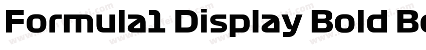 Formula1 Display Bold Bold字体转换